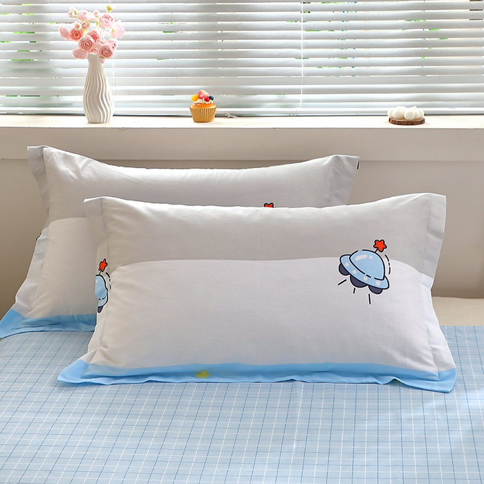 91家纺网 家纺一手货源 找家纺 （总）牧笛缘家纺 2025新款全棉12868单枕套