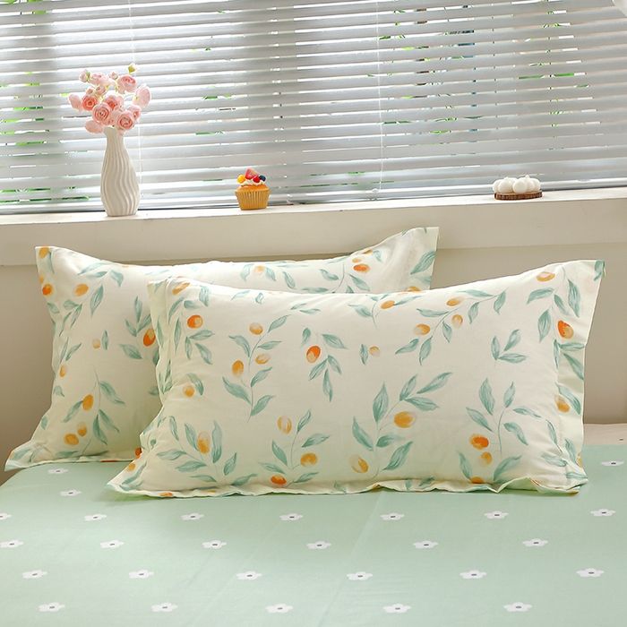 91家纺网 家纺一手货源 找家纺 （总）牧笛缘家纺 2025新款全棉12868单枕套