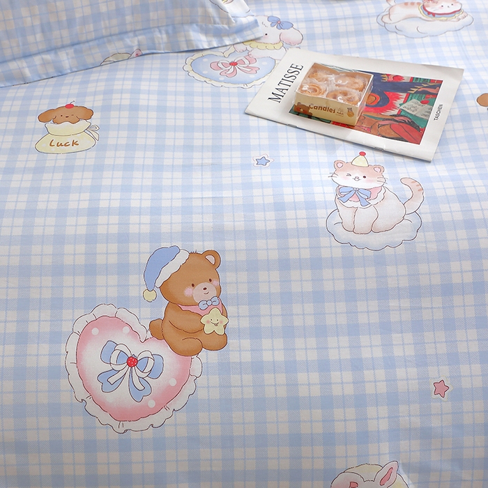 91家纺网 家纺一手货源 找家纺 牧笛缘家纺 2025新款全棉12868四件套 晚安美梦