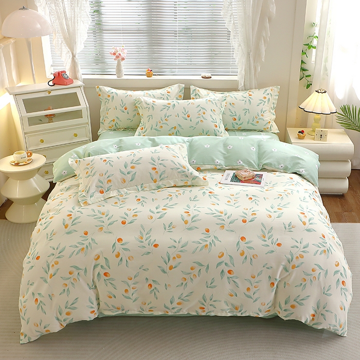 牧笛缘家纺 2025新款全棉12868四件套 枝间梦