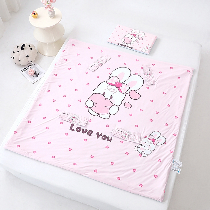 91家纺网 家纺一手货源 找家纺 （总）2025新款A类小凉皮蚕丝防踢被儿童空调房护肚夏被凉感丝儿童被