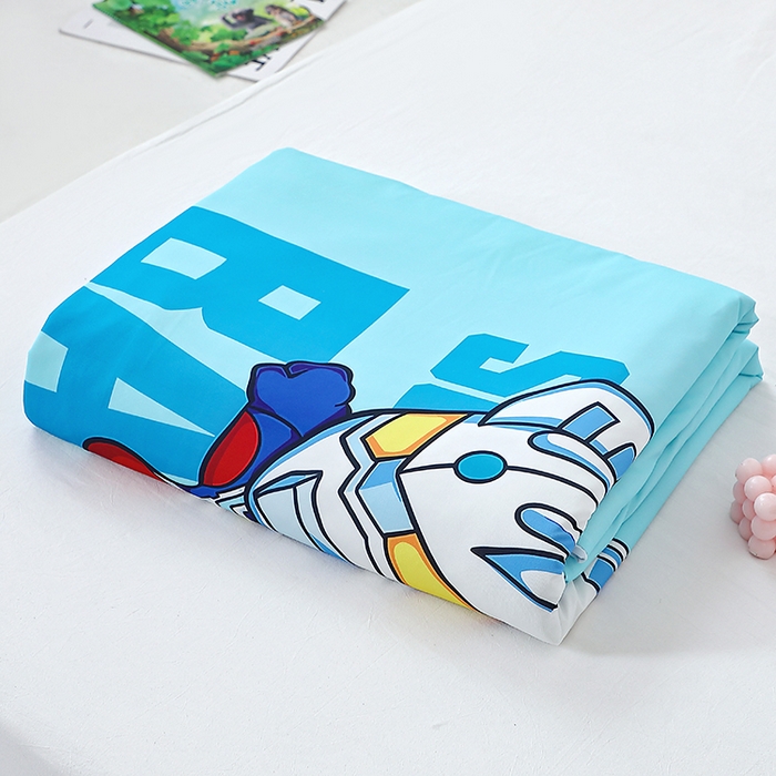 91家纺网 家纺一手货源 找家纺 2025新款A类小凉皮蚕丝防踢被儿童空调房护肚夏被凉感丝儿童被 赛罗