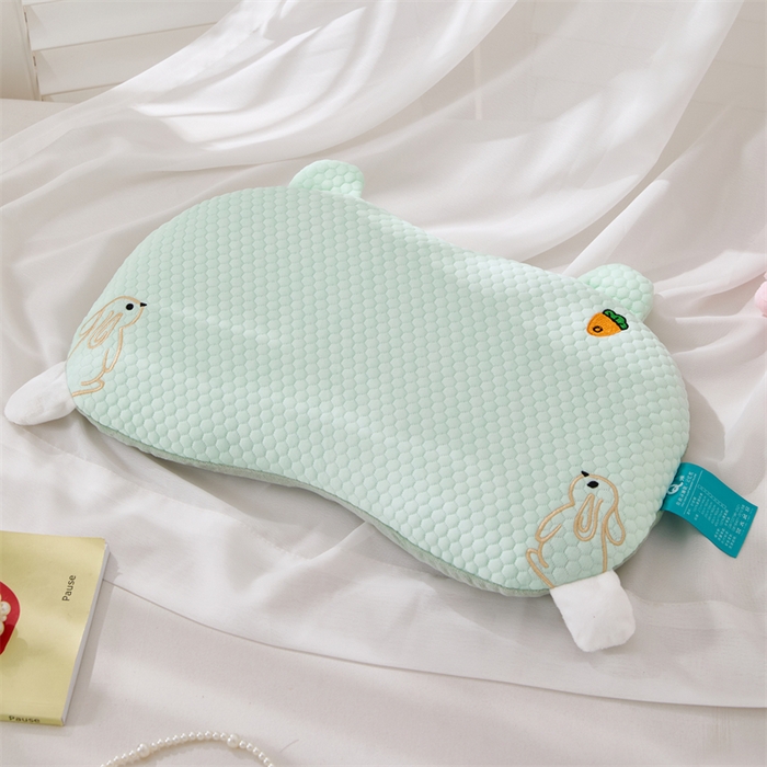91家纺网 家纺一手货源 找家纺 （总）芯洲 2025新款荞麦枕冰豆豆萝卜兔儿童绣花双面四季通用枕头枕芯