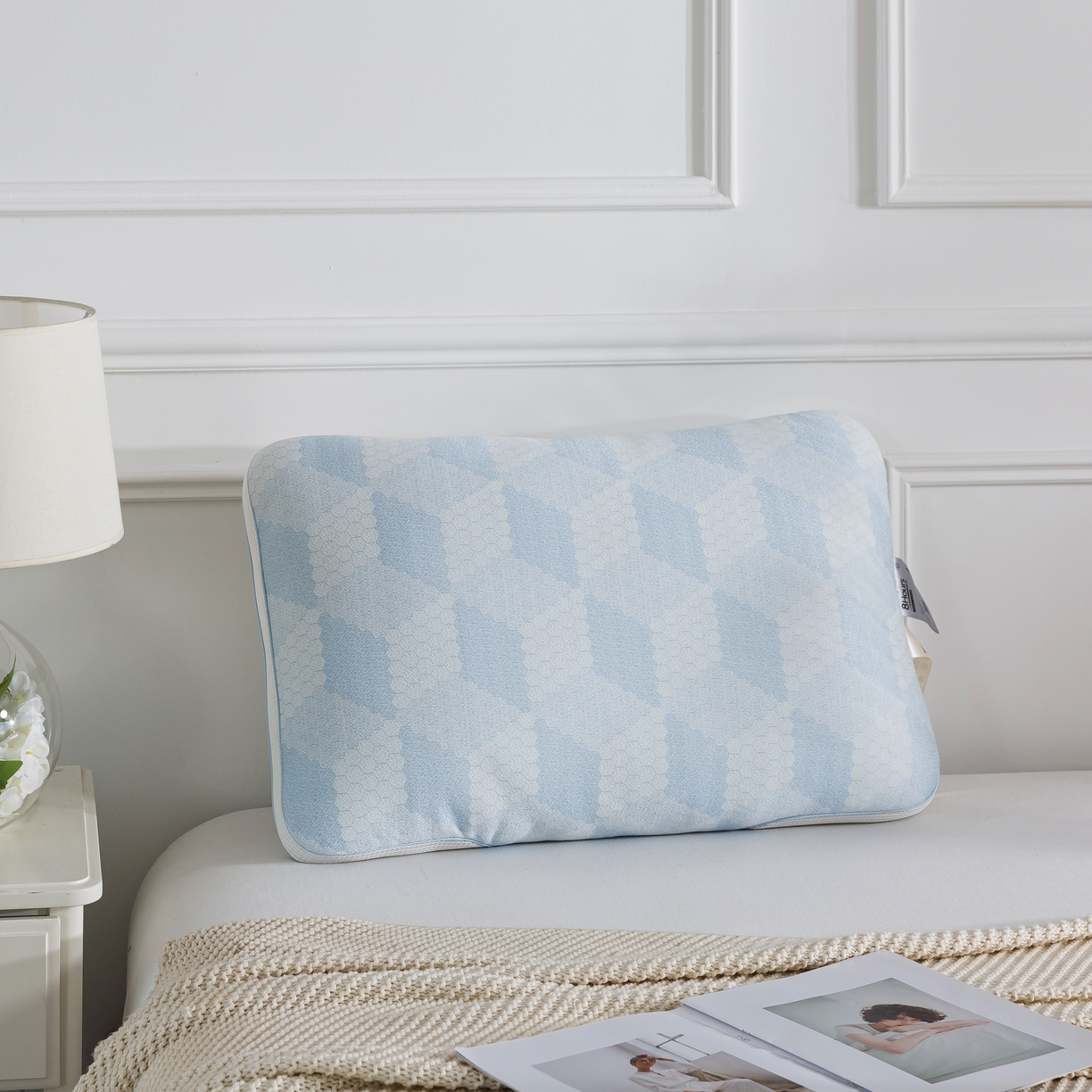 91家纺网 家纺一手货源 找家纺 （总）境月枕芯坊 2025新款凉感舒享硅胶弹簧枕