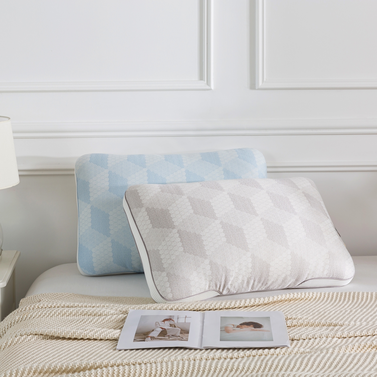 91家纺网 家纺一手货源 找家纺 （总）境月枕芯坊 2025新款凉感舒享硅胶弹簧枕