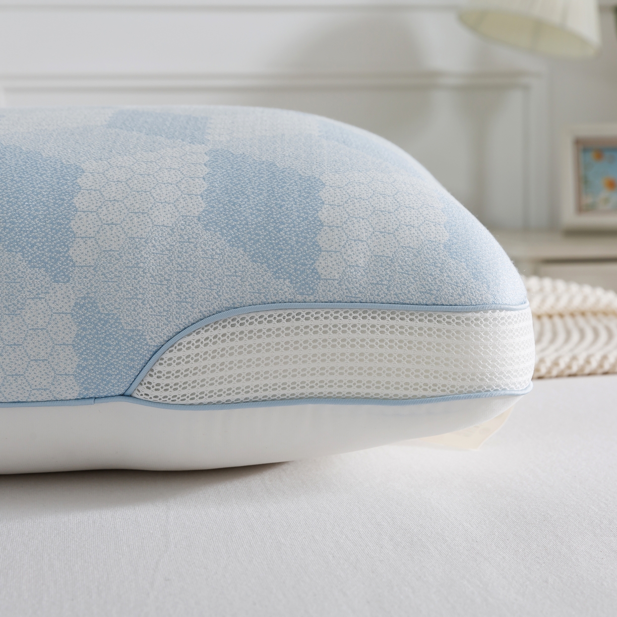 91家纺网 家纺一手货源 找家纺 （总）境月枕芯坊 2025新款凉感舒享硅胶弹簧枕