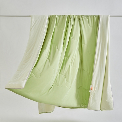 91家纺网 家纺一手货源 找家纺 （总）暖生活 2025新款云母凉感针织棉星球夏被夏凉被空调被