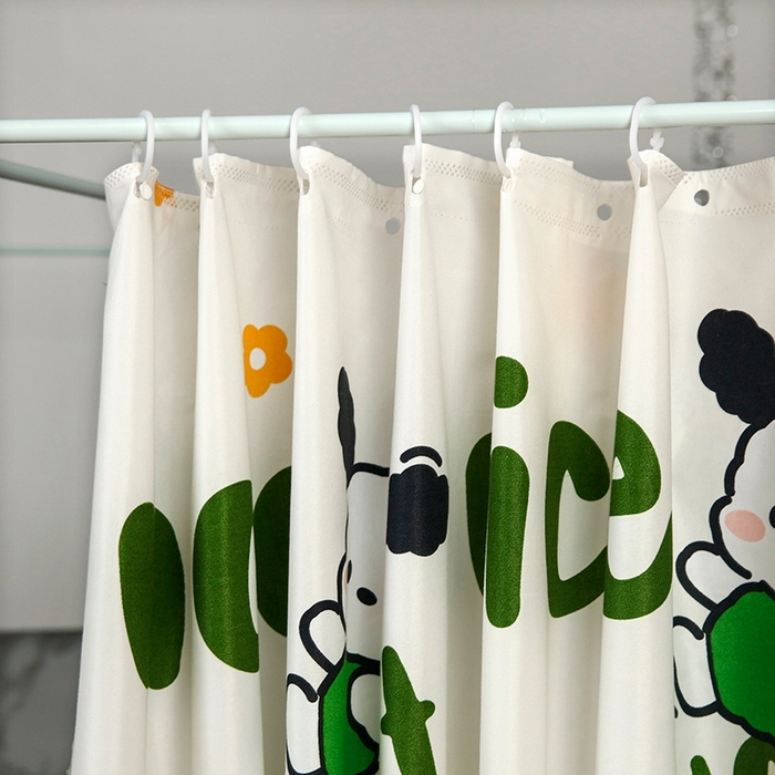 91家纺网 家纺一手货源 找家纺 显高蚊帐 2025春夏新款U门花边款坐床遮光防尘床帘式蚊帐 lucky狗狗-花边款