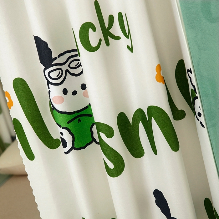 91家纺网 家纺一手货源 找家纺 显高蚊帐 2025春夏新款U门花边款坐床遮光防尘床帘式蚊帐 lucky狗狗-花边款