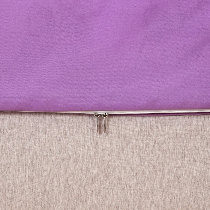 91家纺网 家纺一手货源 找家纺 显高蚊帐 2025春夏新款U门花边款坐床遮光防尘床帘式蚊帐 优雅紫-花边款