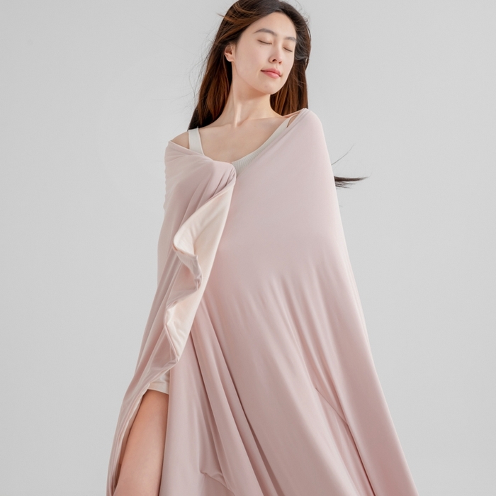 91家纺网 家纺一手货源 找家纺 伊梵居 2025春夏新款亚朵同款夏季被子双感深睡被夏被夏凉被pro2.0汇总 橘雾粉