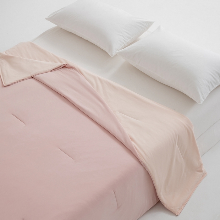 91家纺网 家纺一手货源 找家纺 伊梵居 2025春夏新款亚朵同款夏季被子双感深睡被夏被夏凉被pro2.0汇总 橘雾粉