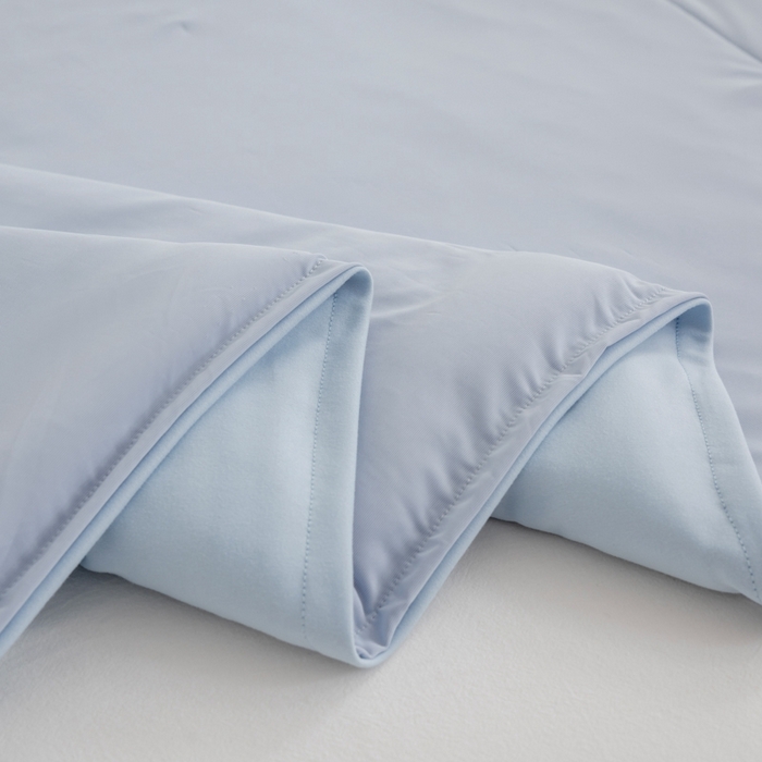 91家纺网 家纺一手货源 找家纺 伊梵居 2025春夏新款亚朵同款夏季被子双感深睡被夏被夏凉被pro2.0汇总 青空灰