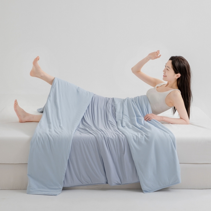 伊梵居 2025春夏新款亚朵同款夏季被子双感深睡被夏被夏凉被pro2.0汇总 青空灰