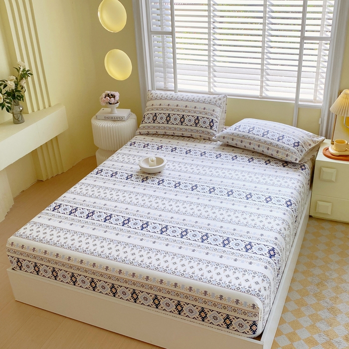 91家纺网 家纺一手货源 找家纺 （总）金鑫汇家纺 2025新款A类全棉老粗布床单床笠