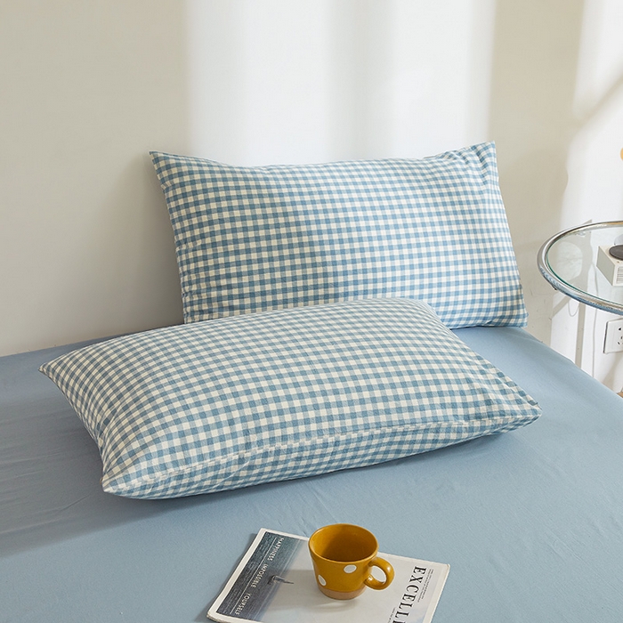 91家纺网 家纺一手货源 找家纺 晓时候 2026春夏新款水洗棉夏被新疆棉花被填充100%纯棉全棉夏凉被空调被单夏被 布丁蓝