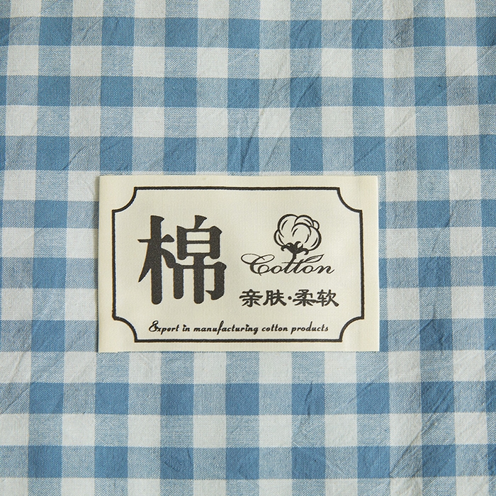 91家纺网 家纺一手货源 找家纺 晓时候 2026春夏新款水洗棉夏被新疆棉花被填充100%纯棉全棉夏凉被空调被单夏被 布丁蓝