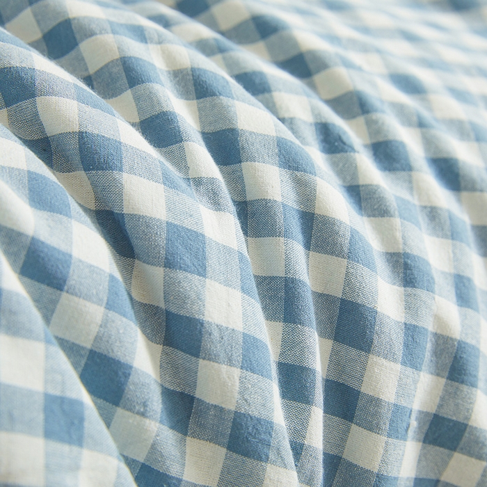 91家纺网 家纺一手货源 找家纺 晓时候 2026春夏新款水洗棉夏被新疆棉花被填充100%纯棉全棉夏凉被空调被单夏被 布丁蓝