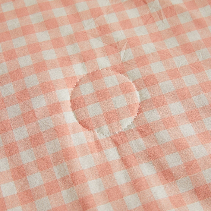 91家纺网 家纺一手货源 找家纺 晓时候 2025春夏新款水洗棉夏被新疆棉花被填充100%纯棉全棉夏凉被空调被单夏被 蜜粉格