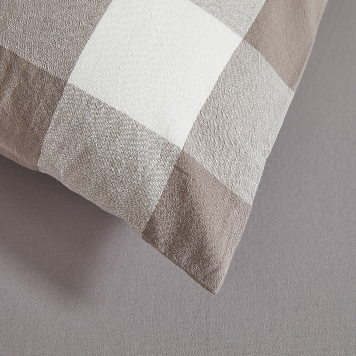 91家纺网 家纺一手货源 找家纺 晓时候 2025春夏新款水洗棉夏被新疆棉花被填充100%纯棉全棉夏凉被空调被单夏被 绅灰格