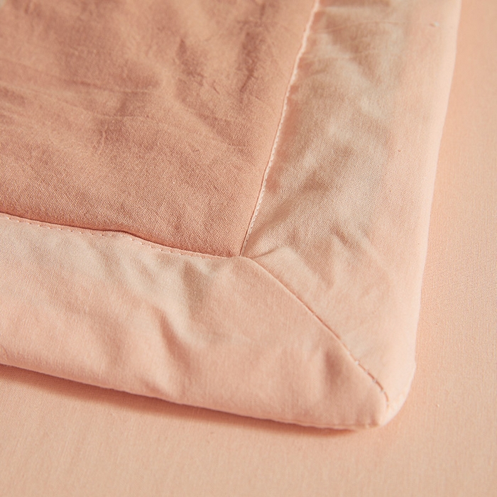 91家纺网 家纺一手货源 找家纺 晓时候 2025春夏新款水洗棉夏被新疆棉花被填充100%纯棉全棉夏凉被空调被单夏被 玉粉格