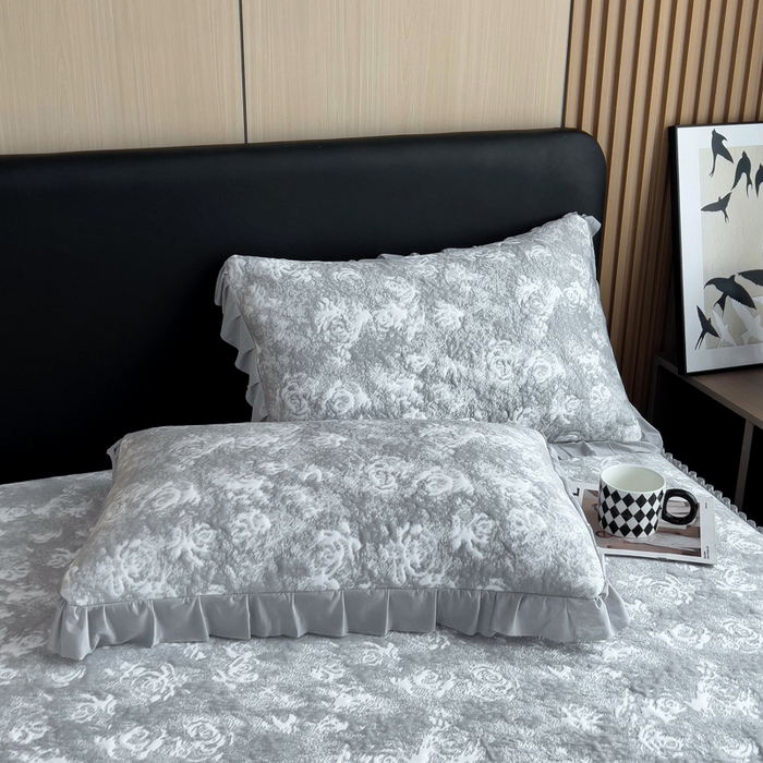 91家纺网 家纺一手货源 找家纺 （总）情煊家纺 2025新款PE高分子凉感丝凉席-床裙款