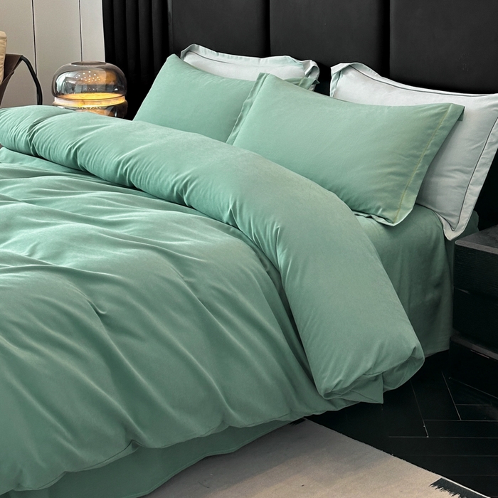 91家纺网 家纺一手货源 找家纺 优梦莱 2025新款抗菌防螨单被套 西子兰