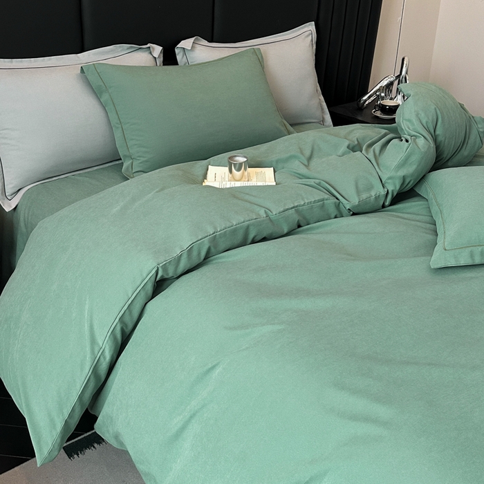 91家纺网 家纺一手货源 找家纺 优梦莱 2025新款抗菌防螨单被套 西子兰