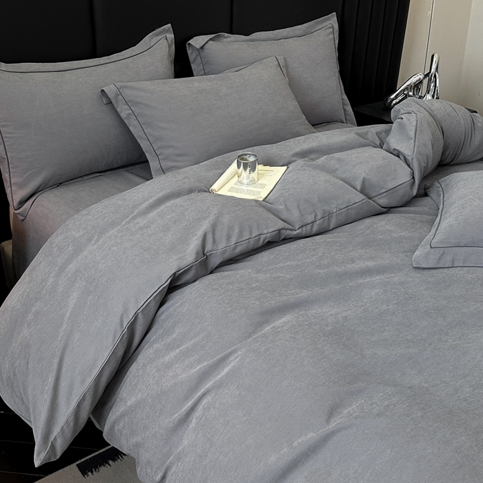 91家纺网 家纺一手货源 找家纺 优梦莱 2025新款抗菌防螨单被套 魅影灰