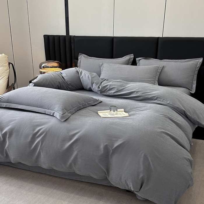 91家纺网 家纺一手货源 找家纺 优梦莱 2025新款抗菌防螨单被套 魅影灰