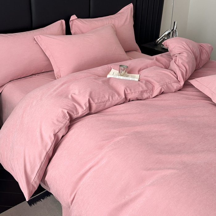 91家纺网 家纺一手货源 找家纺 优梦莱 2025新款抗菌防螨单被套 草莓冰粉