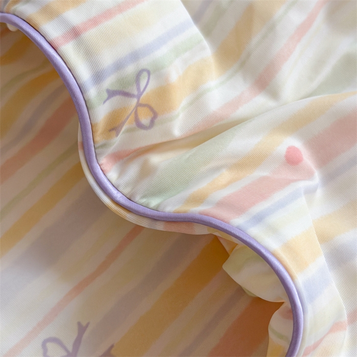 91家纺网 家纺一手货源 找家纺 暖生活 2025新款冰激淋凉感丝夏被系列