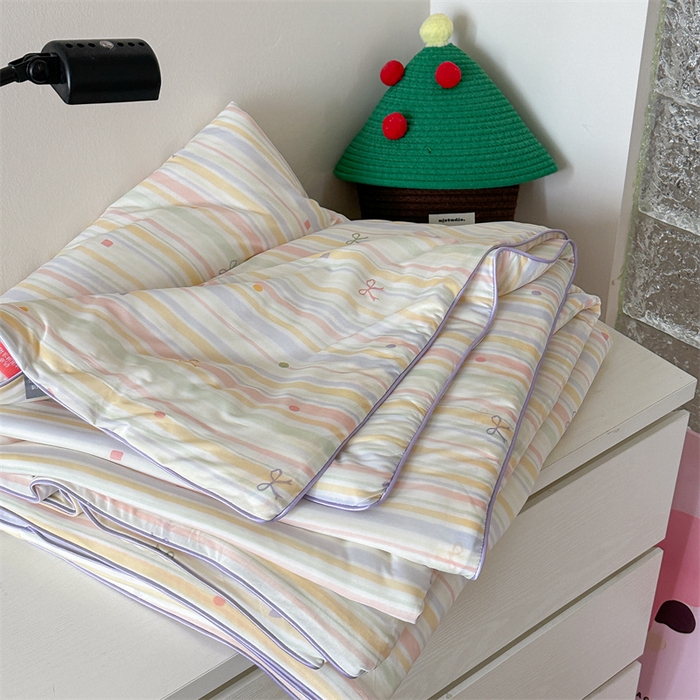 91家纺网 家纺一手货源 找家纺 暖生活 2025新款冰激淋凉感丝夏被系列