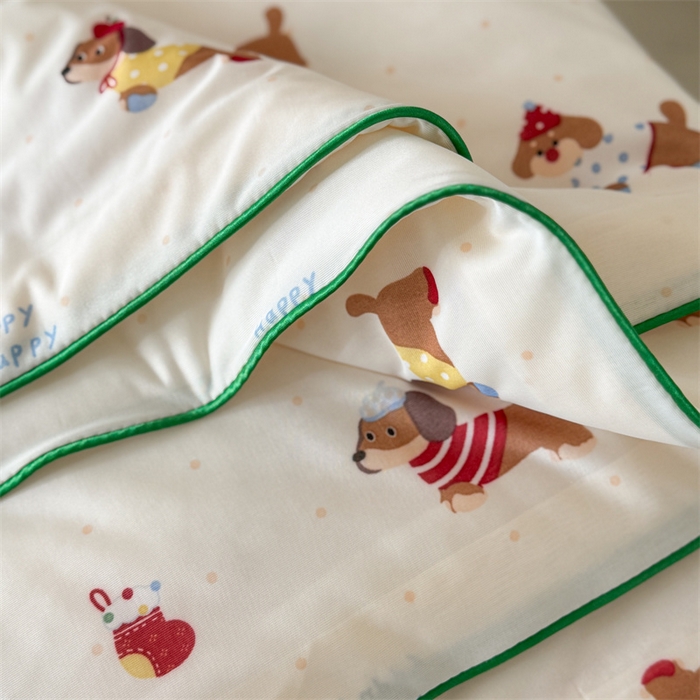 91家纺网 家纺一手货源 找家纺 暖生活 2025新款冰激淋凉感丝夏被系列