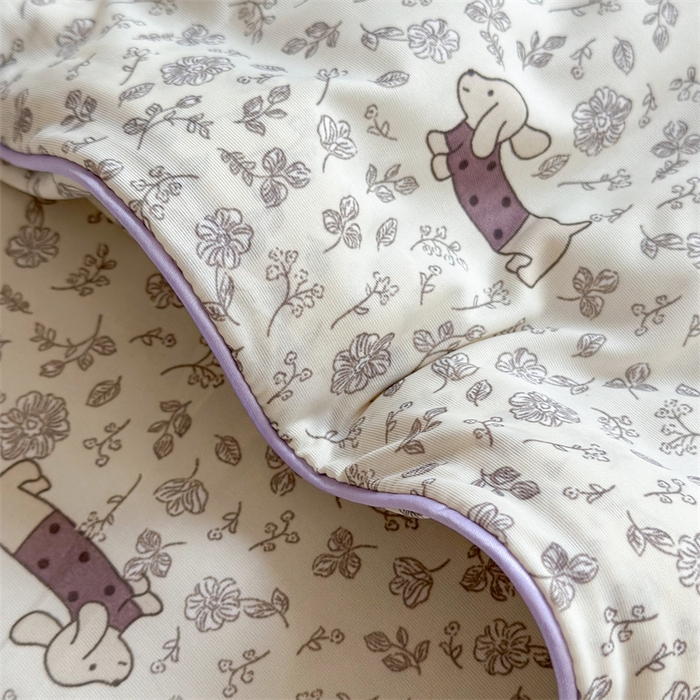 91家纺网 家纺一手货源 找家纺 暖生活 2025新款冰激淋凉感丝夏被系列