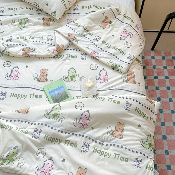 91家纺网 家纺一手货源 找家纺 暖生活 2025新款冰激淋凉感丝夏被系列