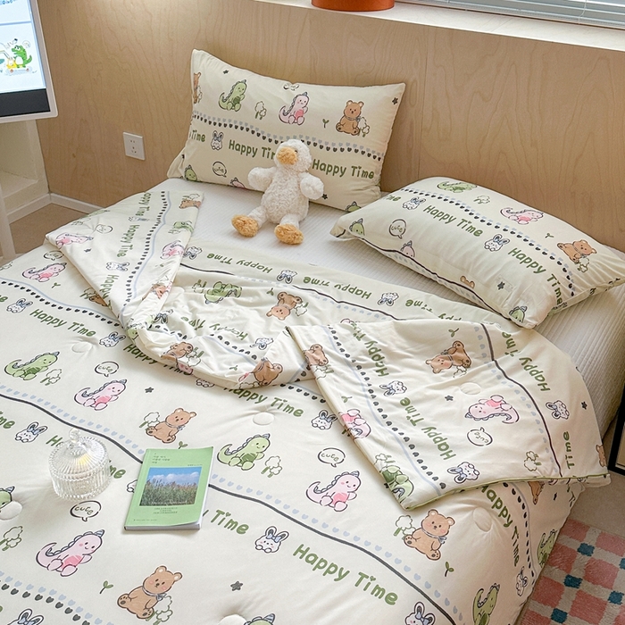 91家纺网 家纺一手货源 找家纺 暖生活 2025新款冰激淋凉感丝夏被系列