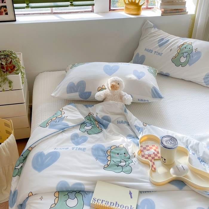 91家纺网 家纺一手货源 找家纺 暖生活 2025新款冰激淋凉感丝夏被系列