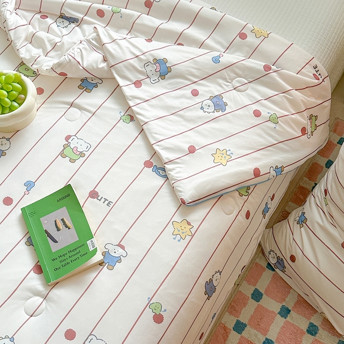 91家纺网 家纺一手货源 找家纺 暖生活 2025新款冰激淋凉感丝夏被系列