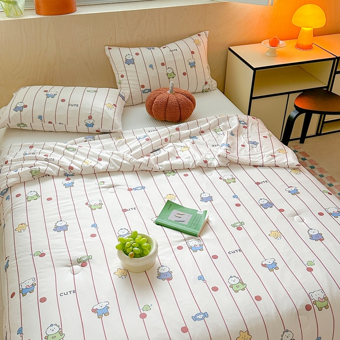 91家纺网 家纺一手货源 找家纺 暖生活 2025新款冰激淋凉感丝夏被系列