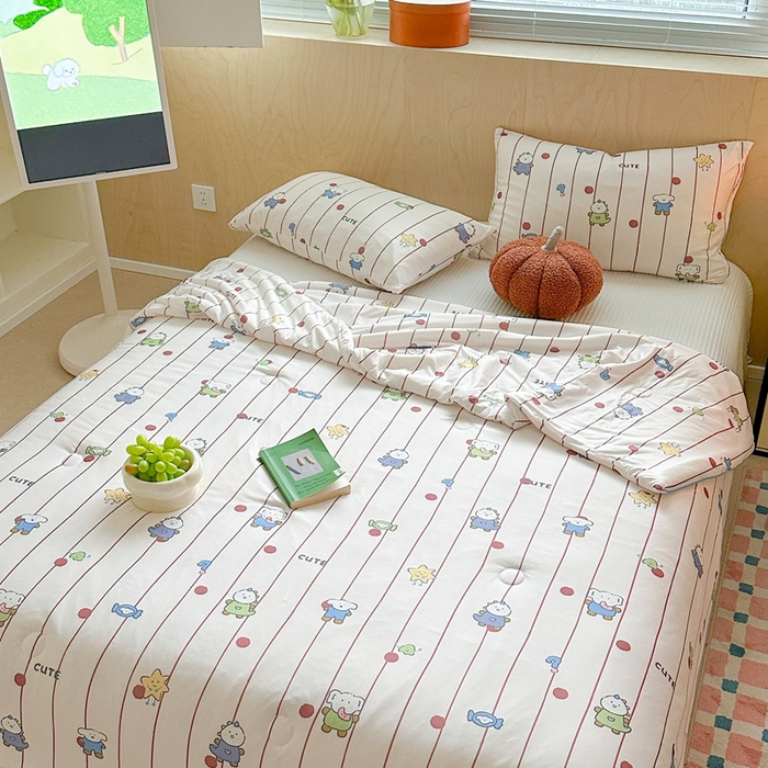 91家纺网 家纺一手货源 找家纺 暖生活 2025新款冰激淋凉感丝夏被系列