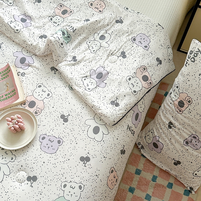 91家纺网 家纺一手货源 找家纺 暖生活 2025新款冰激淋凉感丝夏被系列