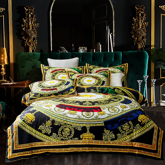 91家纺网 家纺一手货源 找家纺 （总）爵仕2025新款高端100支臻品奢华长绒棉四件套