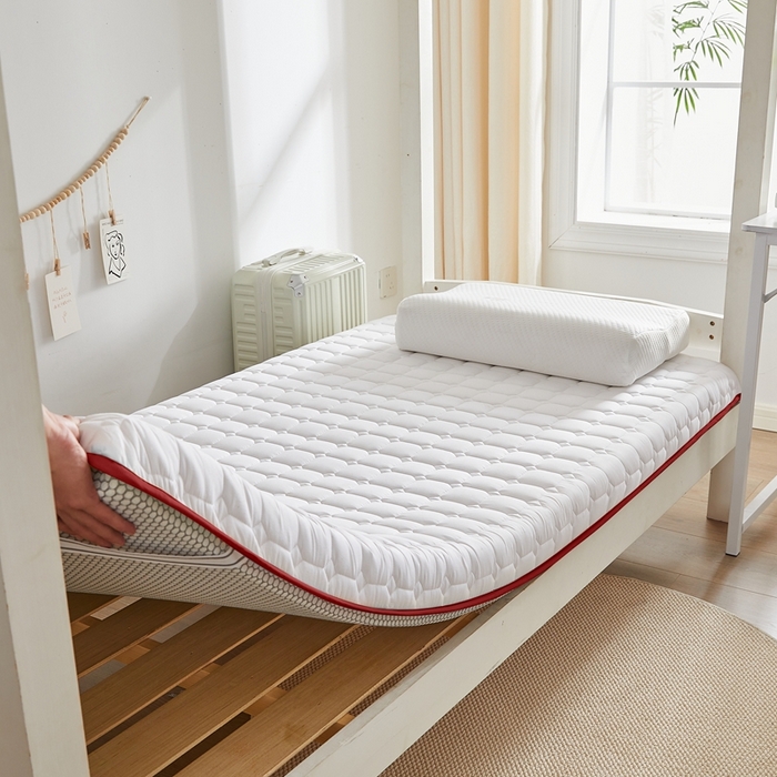 91家纺网 家纺一手货源 找家纺 鹿辉家居（原吉欧力） 2025新款亲肤棉新疆棉花床垫-小床 新疆棉红