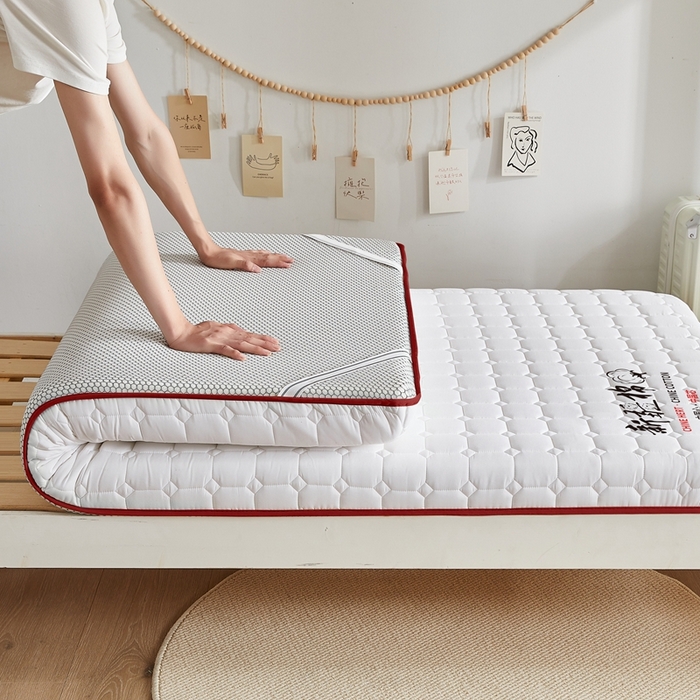 91家纺网 家纺一手货源 找家纺 鹿辉家居（原吉欧力） 2025新款亲肤棉新疆棉花床垫-小床 新疆棉红