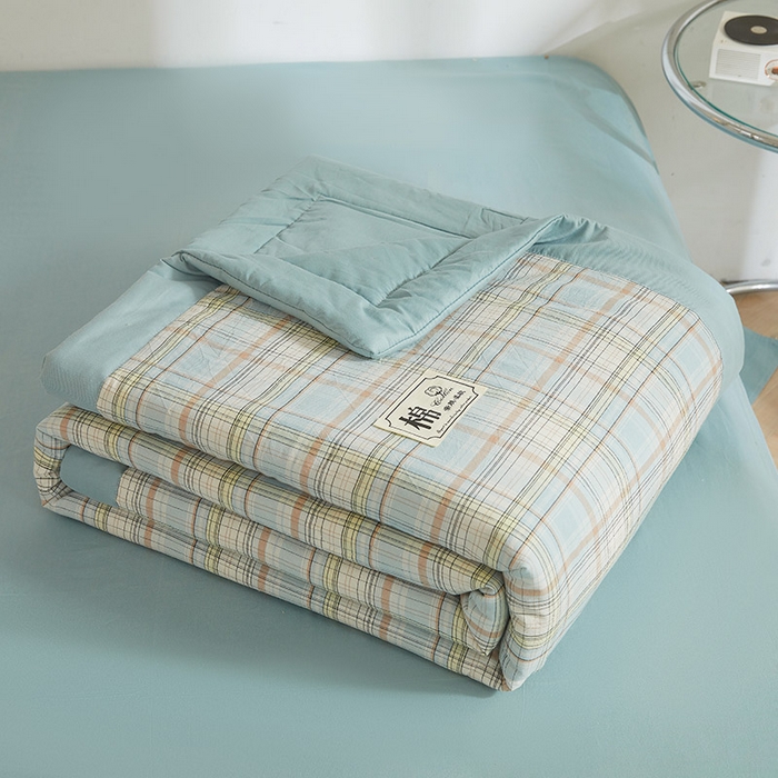 91家纺网 家纺一手货源 找家纺 （总）晓时候 2025春夏新款水洗棉夏被新疆棉花被填充100%纯棉全棉夏凉被空调被单夏被