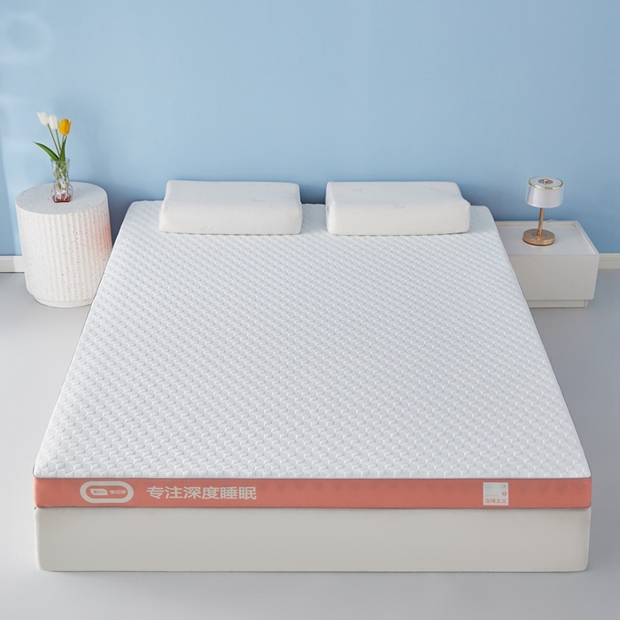 91家纺网 家纺一手货源 找家纺 鹿辉家居（原吉欧力） 2025新款竹炭纤维凝胶复合床垫 深睡橙