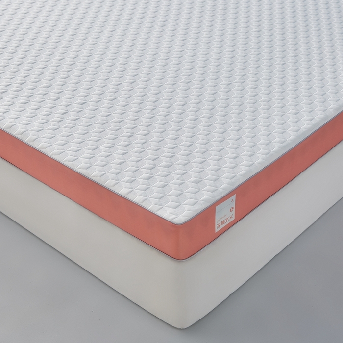 91家纺网 家纺一手货源 找家纺 鹿辉家居（原吉欧力） 2025新款竹炭纤维凝胶复合床垫 深睡橙