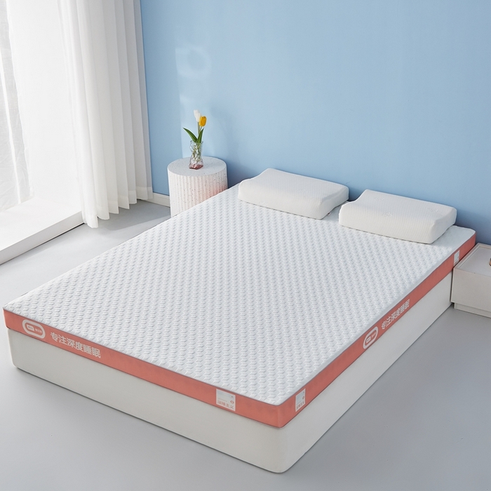 91家纺网 家纺一手货源 找家纺 鹿辉家居（原吉欧力） 2025新款竹炭纤维凝胶复合床垫 深睡橙