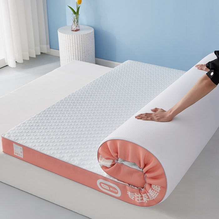 91家纺网 家纺一手货源 找家纺 鹿辉家居（原吉欧力） 2025新款竹炭纤维凝胶复合床垫 深睡橙